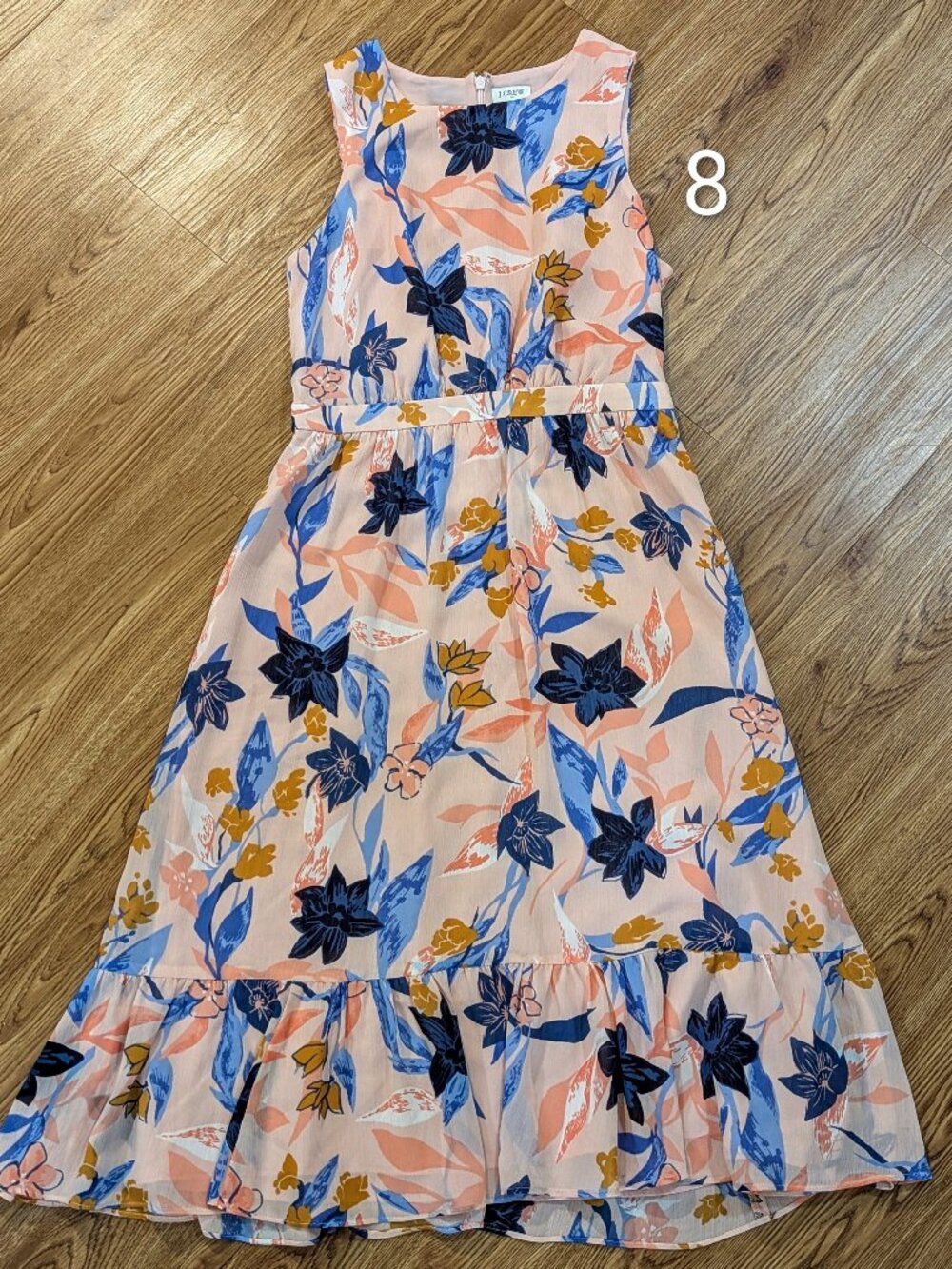 J Crew Floral Summer Dress Size 2